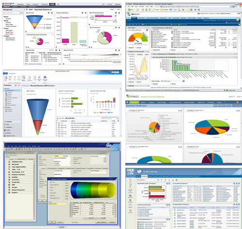 ERP CRM Dashboards
