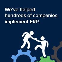 We've helped hundreds of companies implement ERP graphic.