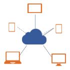 Acumatica Cloud ERP Project Accounting Accessible Anywhere icon.