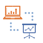 Connect sales channels icon.