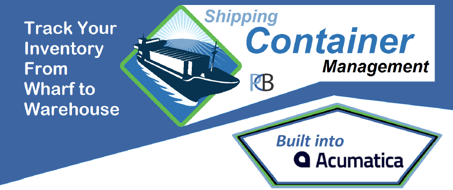 ERP - Container Shipping Management banner.