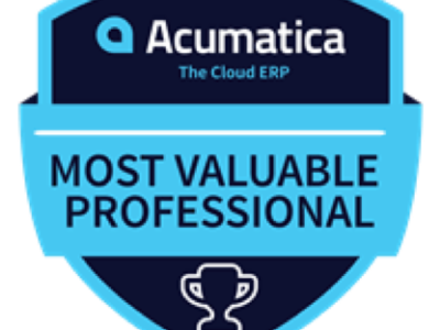 PC Bennett award for Acumatica ERP MVP logo.