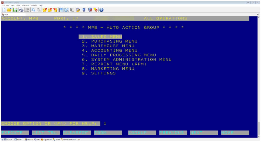Auto Action Technologies screenshot.