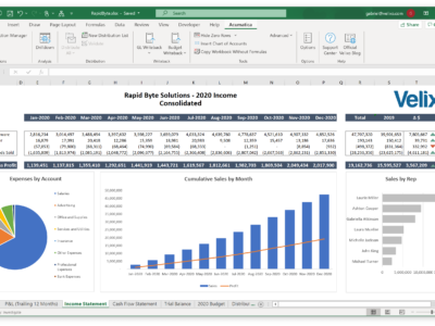 Velixo Reports is an Excel-based reporting tool.