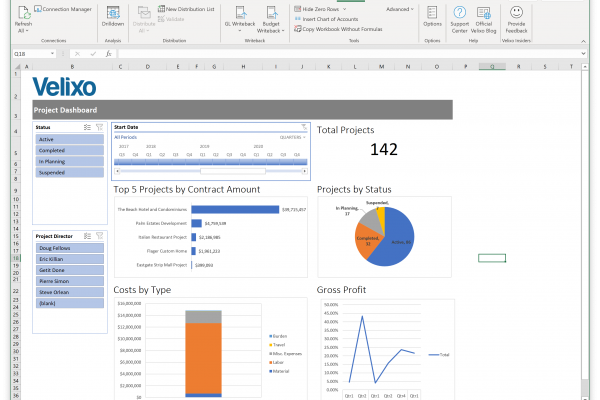 Velixo Reports is an Excel-based reporting tool.