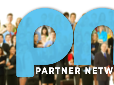 Acumatica and PMF logos displayed with business people in the background.