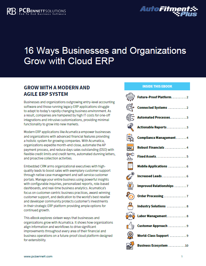 16 Ways Businesses and Organizations Grow with Modern ERP thumbnail.