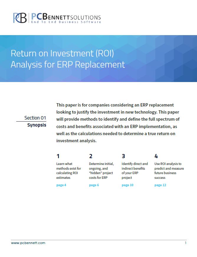 ROI Analysis for ERP Replacement thumbnail.