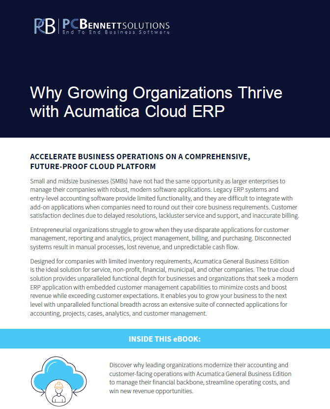 Why Growing Organizations Thrive with Acumatica Cloud ERP thumbnail.