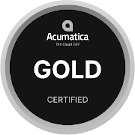 Acumatica Gold certified logo.