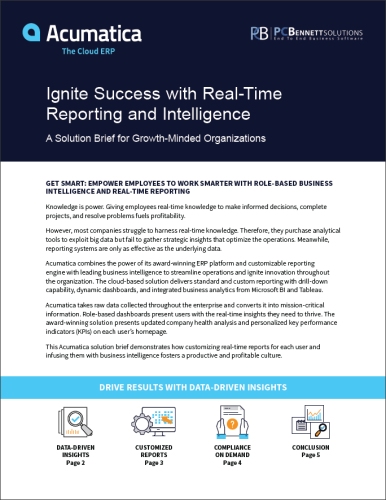 Ignite Success with Real-Time Reporting and Intelligence thumbnail.