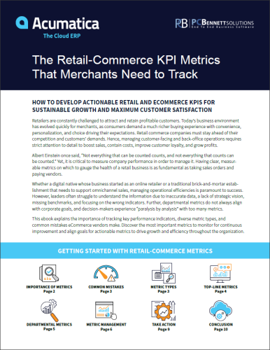 The Retail-Commerce KPI Metrics That Merchants Need to Track eBook.