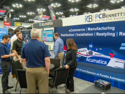 Several PC Bennett employees attending PRI 2022.